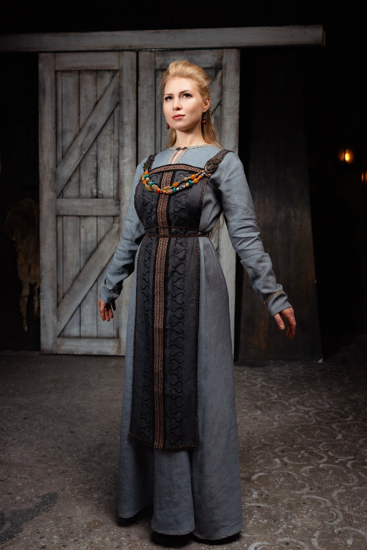 Viking dress with overdress