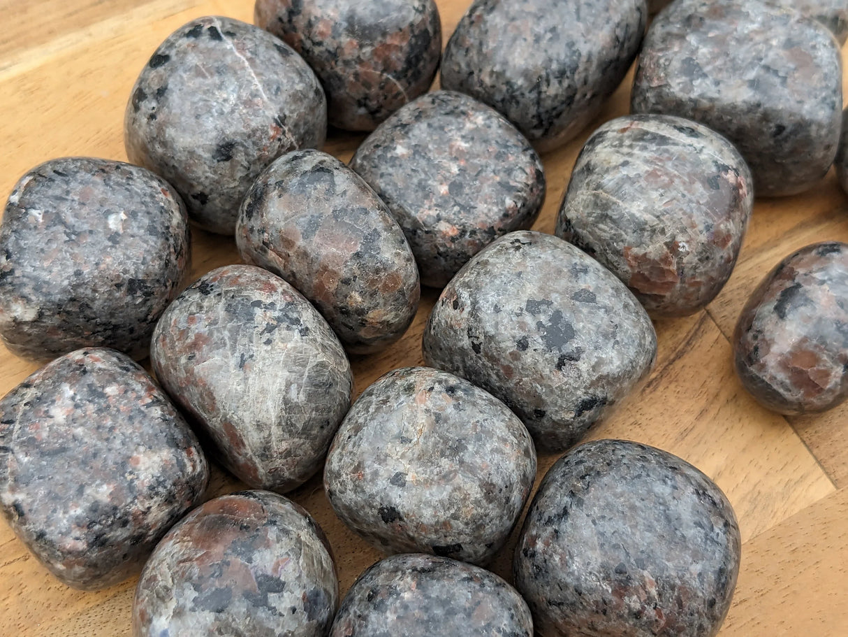 Piedras pulidas de yooperlita