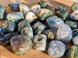 Moss Agate Tumbled Stones