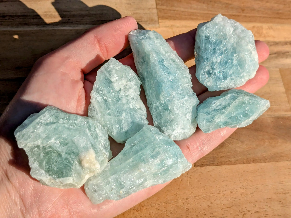 Aquamarine Raw Pieces