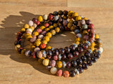 Garnet & Mookaite Jasper Stretch Bracelets