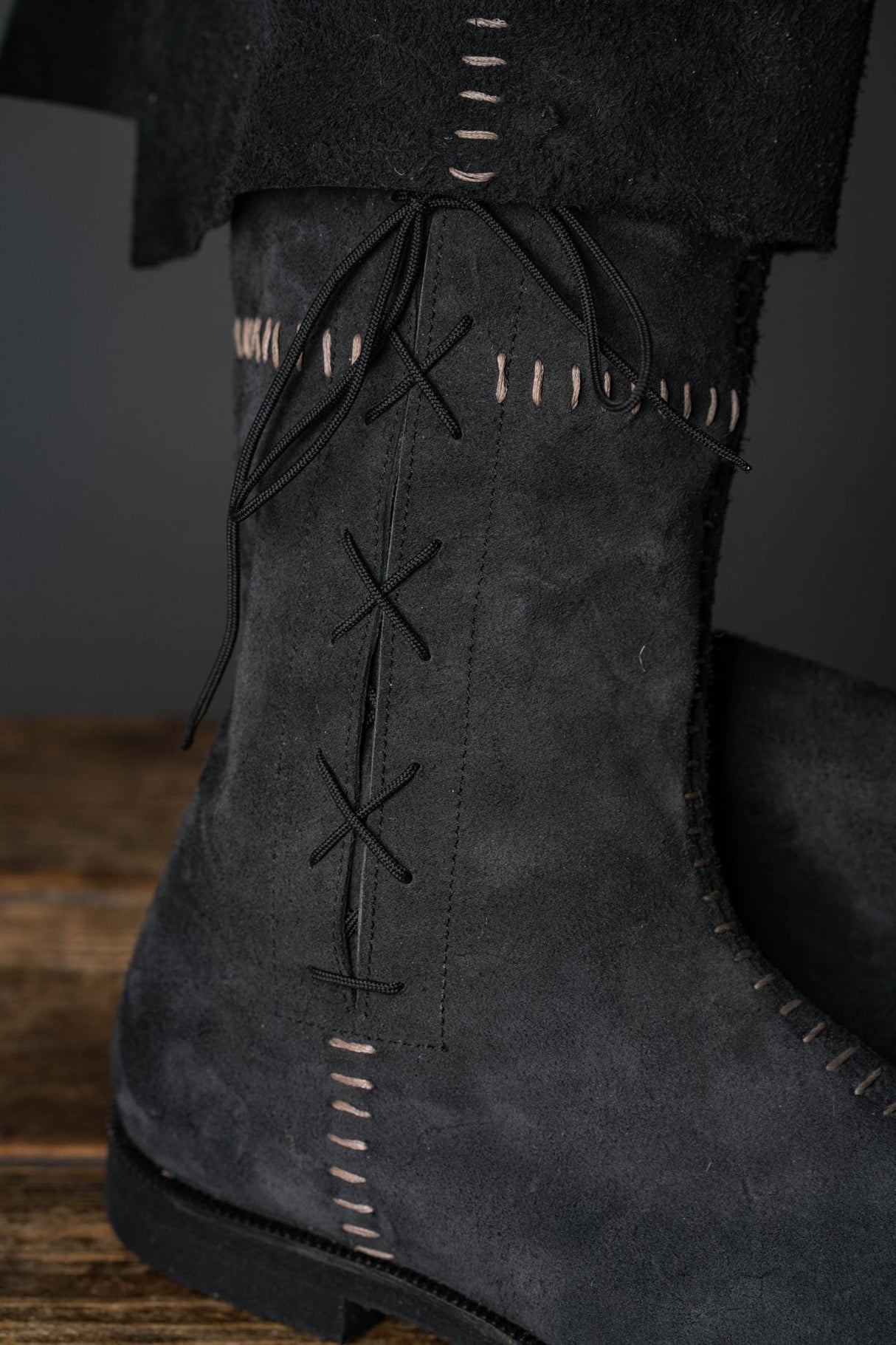 Aragorn's Black Suede Boots