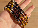 Garnet & Mookaite Jasper Stretch Bracelets