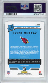 Graded 2019 Panini Donruss Kyler Murray #302 Rookie RC Football Card PSA 10 Gem Mint