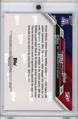 Tarjeta de fútbol americano Topps Bowman U Now Tetairoa McMillan n.° 47 azul n.° 49 de los Arizona Wildcats (2024)