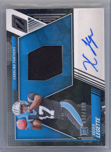Tarjeta de fútbol Panini Zenith Xavier Legette n.° 210 Relic Auto / 399 Rookie RC 2024