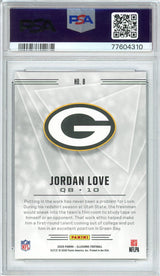 Graded 2020 Panini Illusions Jordan Love #8 Retail Rookie RC Football Card PSA 10 Gem Mint