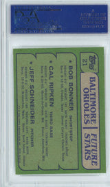Graded 1982 Topps Cal Ripken Jr. #21 Rookie RC Baseball Card PSA 8 NM-MT