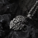 Indian Lion King Pure Tin Necklace