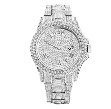 Masculino Diamond Quartz Watches - Lootquake
