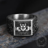 Irish Claddagh Stainless Steel Celtic Knots Ring