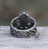 Irish Claddagh Stainless Steel Wedding Ring