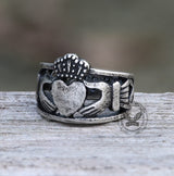 Irish Claddagh Stainless Steel Wedding Ring