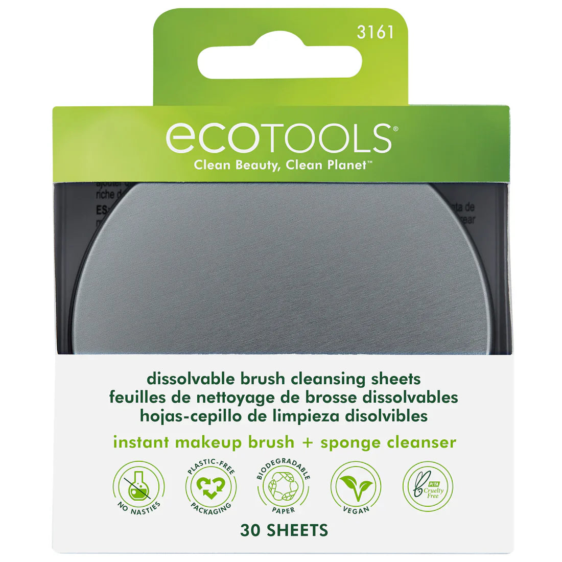 ECOTOOLS Dissolvable Brush Cleansing Sheets