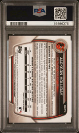 Graded 2023 Topps Bowman Draft Jackson Holliday #BDC118 Chrome Rookie RC Baseball Card PSA 10 Gem Mint