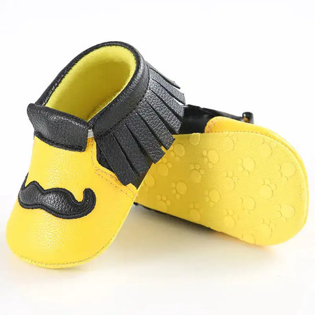 Baby Shoes, Infant Soft Sole Mustache Walker Shoes - Lootquake
