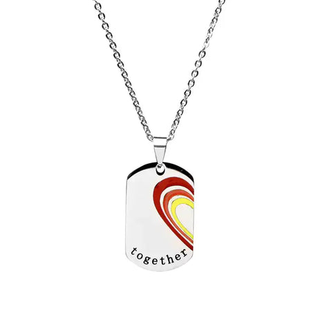 Couple Jewelry Set - Together Forever Stainless Steel Necklaces - Lootquake