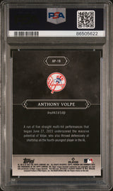 Tarjeta de béisbol de Anthony Volpe #AP19 Astral Projections Rookie RC, clasificada en Topps Bowmans Best 2023, PSA 10 Gem Mint