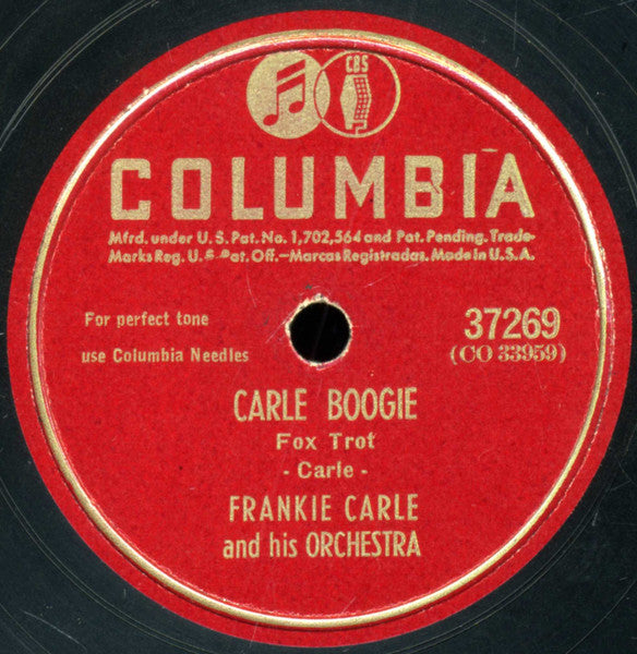 Carle Boogie / Sunrise Serenade *78 RPM* | Excelente (EX) Genérico