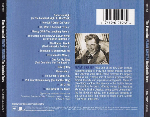 The Essential Frank Sinatra - The Columbia Years (CD) | Near Mint (NM) Near Mint (NM)