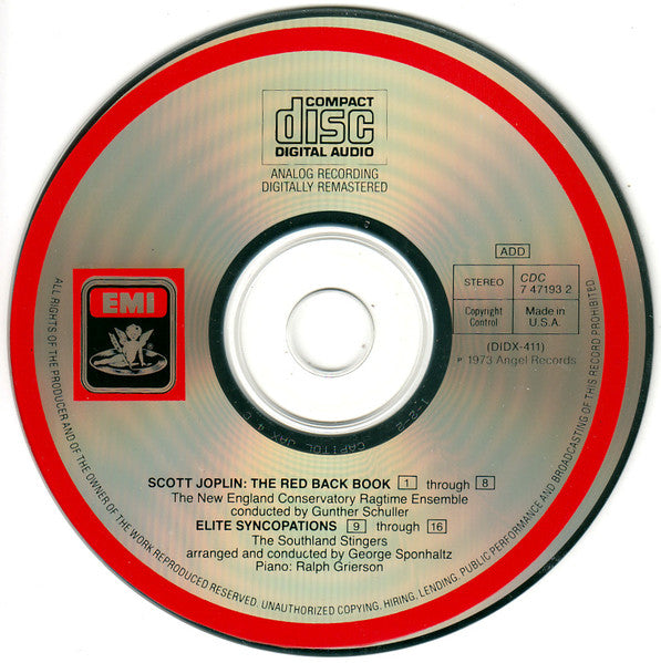 The Red Back Book · Elite Syncopations (CD) | Near Mint (NM) Near Mint (NM)