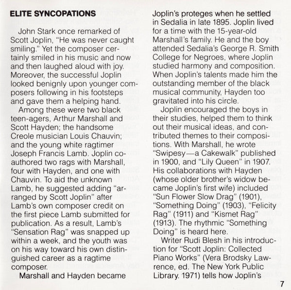 The Red Back Book · Elite Syncopations (CD) | Near Mint (NM) Near Mint (NM)