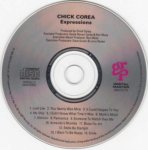 Expressions (CD) | Near Mint (NM) Near Mint (NM)