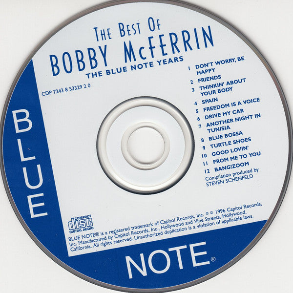 Lo mejor de Bobby McFerrin (CD) | Casi nuevo (NM) Casi nuevo (NM)