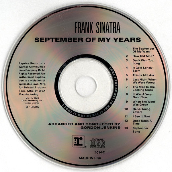 September Of My Years (CD) | Near Mint (NM) Near Mint (NM)