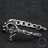 Jesus' Suffering Cross Stainless Steel Bracelet