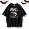Jesus Made Me A Fisher Short Sleeve T-shirt
