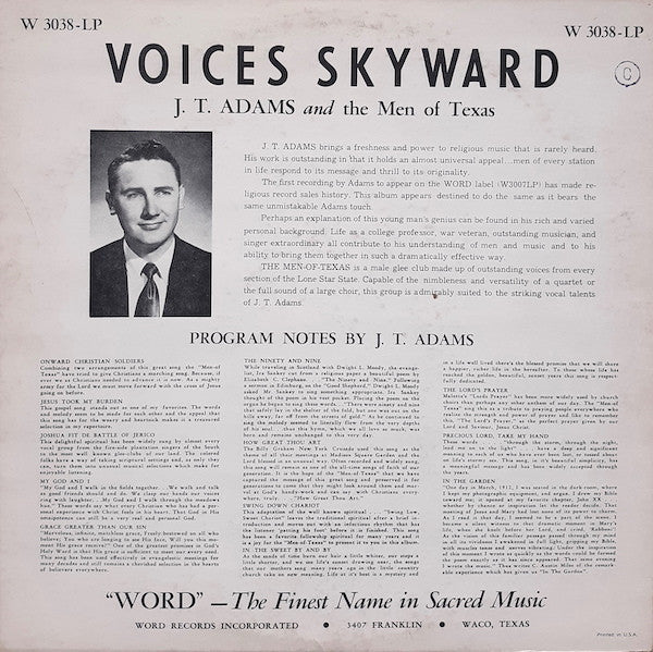 Voices Skyward | Very Good Plus (VG+) Very Good Plus (VG+)