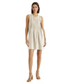 Gnveub Womens Sleeveless Beach Dresses Summer Shirt Dresses Casual Swing Mini Dresses 2024(Light KhakiS) - Lootquake