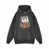 Just Here For The Boos Vintage Washed Hoodie
