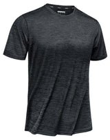 TACVASEN Tee Shirts for Men Athletic Shirt Jogging Shirt Workout Shirts Fitness T Shirts for Men Quick Dry Tee Shirt Crew Neck Black Muscle Shirts - Lootquake