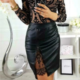 Chic Lace Mini Skirts