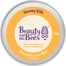 Beauty and the Bees Honey Silk Natural Conditioner Bar for Shiny Healthy Hair | Untangles and Softens Hair | Eco Friendly Hair Care