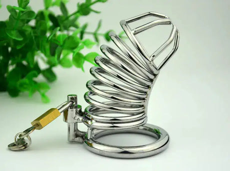 Men's Chastity Device with Rotating Lock - Alternative Toy - Lootquake