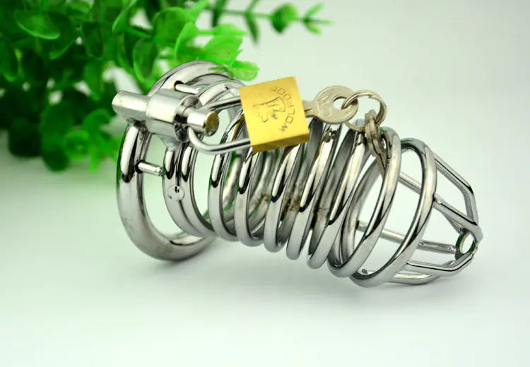 Men's Chastity Device with Rotating Lock - Alternative Toy - Lootquake