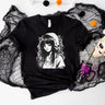 Kawaii Goth Girl Round Neck Short Sleeve T-shirt
