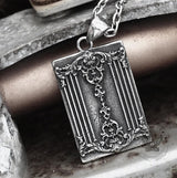 King Of Spades Stainless Steel Poker Pendant