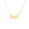 Gold Stainless Steel "Angel" and "Princess" Necklaces - Lootquake