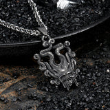 Kraken Octopus Stainless Steel Skull Pendant
