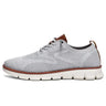 Breeze Shoes for Men Comfortable Dress Shoes for Men Oxfords Lace-Up Lightweight Casual Walking Shoes Mens wearbreeze Shoes Breeze Urban Shoes Breathable Upper Grey - Lootquake