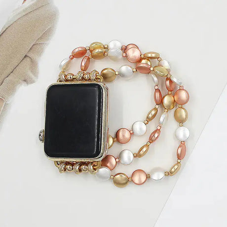 Round Beaded Strap Band for Watches - Lootquake