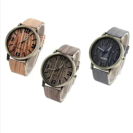 Woodchuck Wood Grain Style Exotic Watches - Lootquake