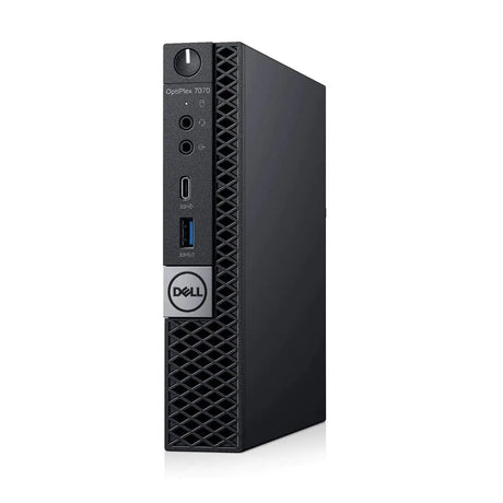 Dell OptiPlex 7070 Desktop Computer - Intel Core i7-9700T - 16GB RAM - 256GB SSD - Micro PC (Renewed) - Lootquake