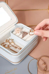 Portable Travel Jewelry Box for Earrings and Necklaces - Lootquake
