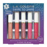 L.A COLORS Dream To Gleam Shiny Lip glosses (Value Pack)