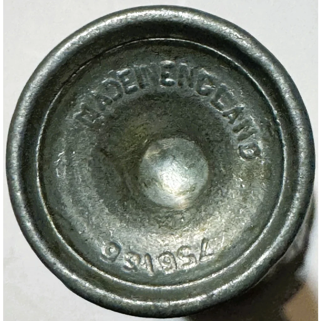 Late 19th Century Dark Pewter Fluted Miniature Goblet Collectible